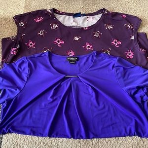 Purple bundle of 2 tops!